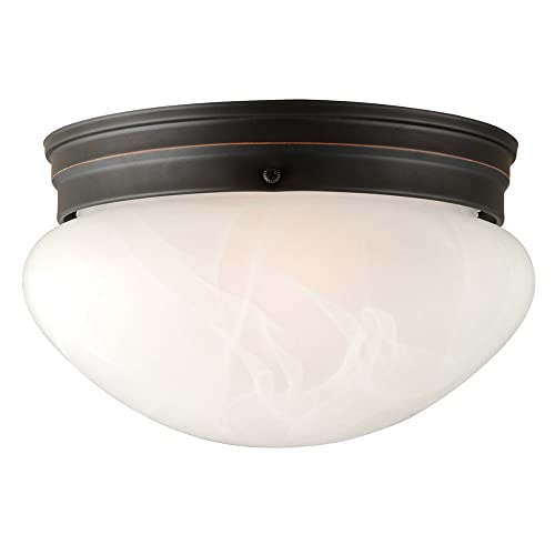 Plafonnier 2 lumières bronze huilé Millbridge 514539 pour éclairage intérieur