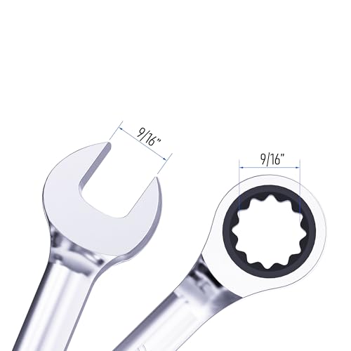 Image of 9 /16 Inch Ratcheting Combination Wrench SAE
