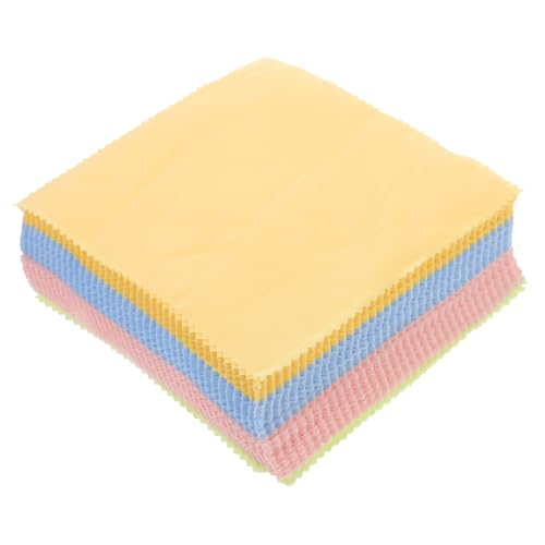 KOMBIUDA 50pcs Cleaning Wipes Fiber Cloth Polishing Cloth Camera Lens Cloths Electronic Screen Cloths