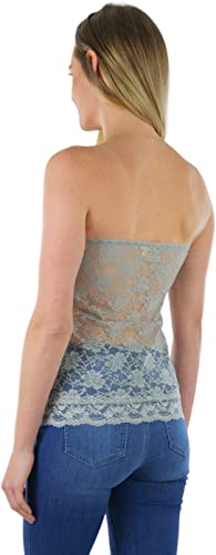 Image of ToBeInStyle Women's Cotton-Spandex Blend Stretchy Tube Top