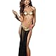 SNOMYRS Leder-Korsett, sexy Anime-Cosplay-Dessous, Leder-BH und Tanga, Tanzkostüm, Dessous-Set, Schwarz, Einheitsgröße