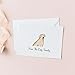 Custom Labrador Retriever Notecards with Different Breeds of Labs (Set of 10 A2 Cards), Customized Notecards with Your Name and Favorite Lab Color (White Envelopes, Chocolate Lab)