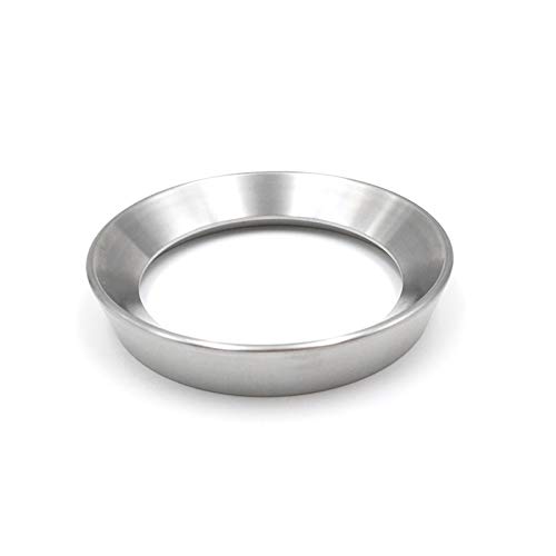 Mr Yan Espresso Dosing Funnel, 54mm Stainless Steel Coffee Dosing Ring Replacement Funnel for Barista Funnel , Silver