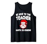 Photo Gallery rispetta il tuo insegnante babbo natale natale divertente canotta Photo Gallery rispetta il tuo insegnante babbo natale natale divertente canotta