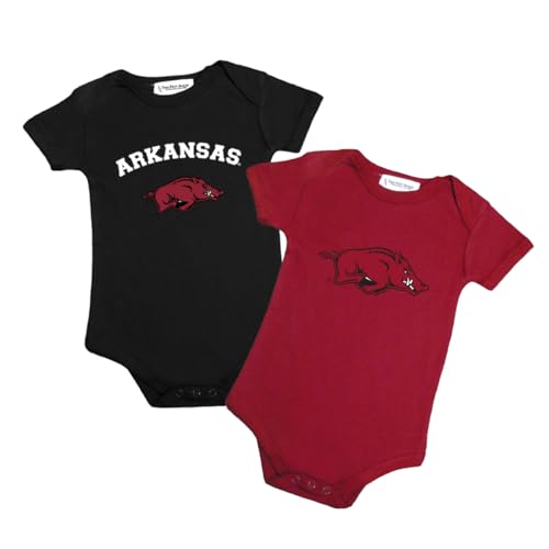 Image of Two Feet Ahead 2 Pack Baby Bodysuit Creeper Newborn Infants Licensed Sizes 0-3M 6M 12M 18M