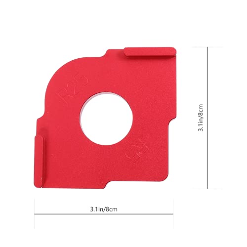 DOITOOL Série de 2 modelos de fresa de canto raio de liga de alumínio modelo de raio de canto modelo