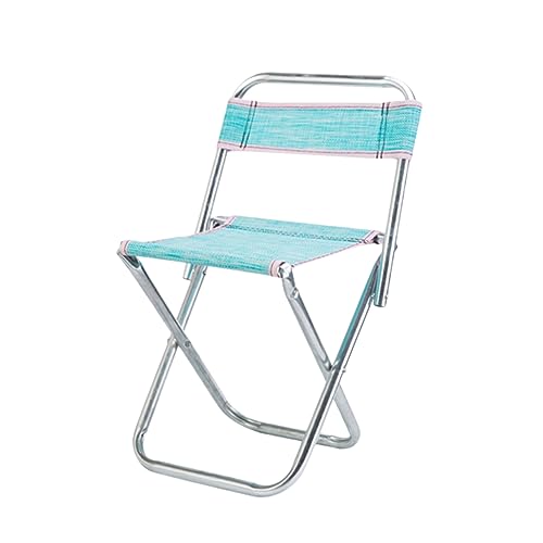 Gogogmee Collapsible Fishing Stool Outdoor Portable Folding Chair with Mesh Design Lightweight for Camping Hiking Travel and Fishing Random Color Options