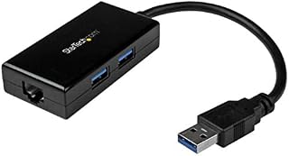 StarTech.com 2 Port USB 3.0 Hub with Ethernet - USB 3.0 x 2