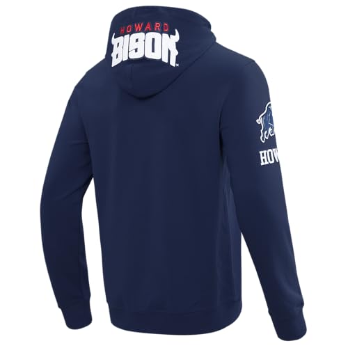 Image of Pro Standard Mens College Classic Chenille Cotton Double Knit Full Zip Hoodie