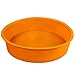 Produktbild GMMH Silikonbackform Rund Durchmesser 26 cm, Silikon Form Kuchen Backform Kuchenform Brotbackform Obstbodenform (Orange)