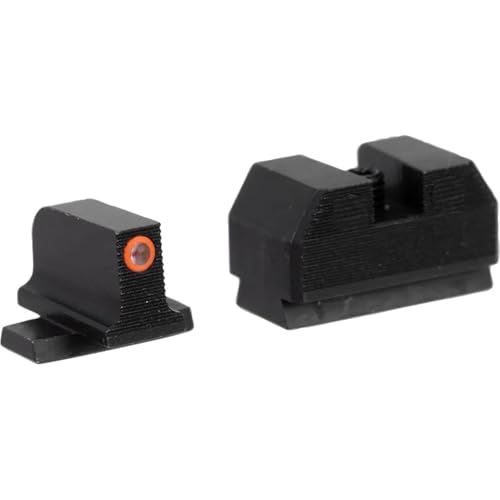 Image of Night Fision Optics Ready Stealth Night Sight Set for Sig P365 /P320 w /EPS - Orange Front, Blank Rear
