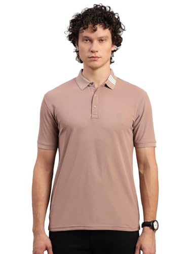 Image of Lux Nitro Men's Polo T-Shirt with Jacquard Collar | Half Sleeve Collar T-Shirt for Men | Casual & Office Wear