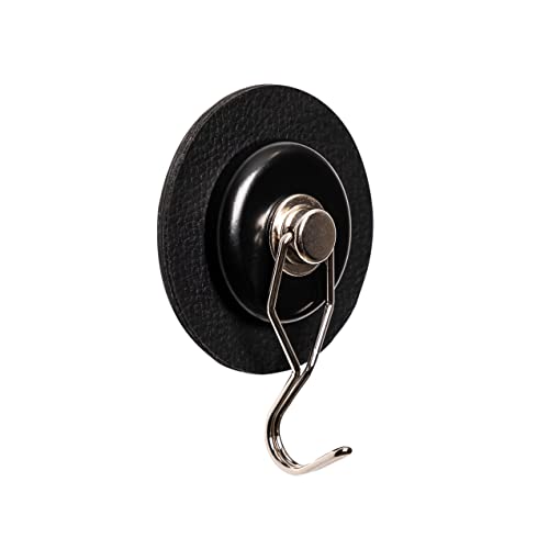 silwy® Magnet-Haken The ONE inkl. Metall-Nano-Gel-Pad in 7,5 cm Black - nie Wieder Bohren oder Schrauben - flexibel einsetzbar Cover