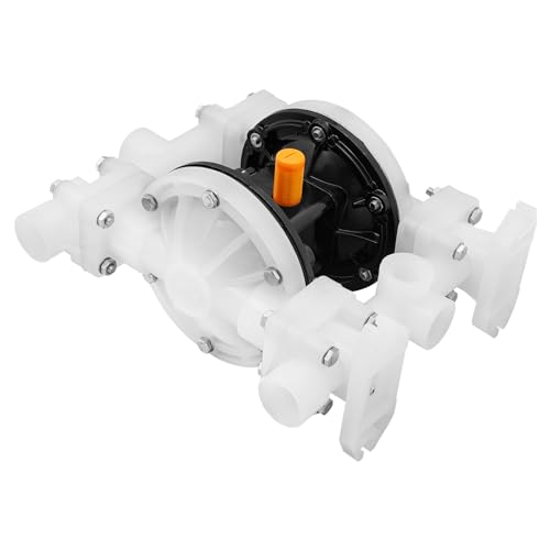 Membranpumpe, Doppelmembranpumpe, Druckluftbetriebene Doppelmembranpumpe Druckpumpe Membranpumpe 25mm/0.98in Doppelmembranpumpe Diaphragm Pump 12m³/h