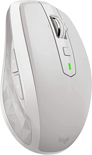Logitech MX Anywhere 2S Souris sans Fil, Multi-Dispositif, Bluetooth et 2,4 GHz avec récepteur USB Unifying, Suivi Laser sur Toute Surface 200 à 4000 PPP, 7 Boutons,...