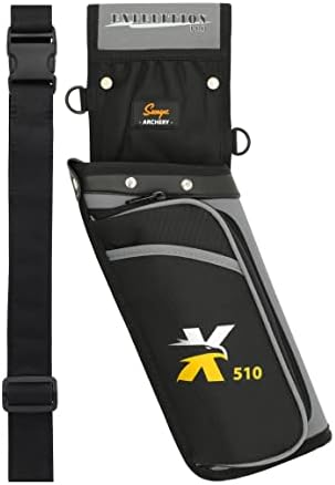 SUNYA – Archery Quiver for Arrows – Archery Hip Arrow Quiver with Belt, Fits 3 Arrow Tube Holder – Storage Pockets for Archery Accessories, Tools, Nylon Material Field Quiver SUNYA – Archery Quiver for Arrows – Archery Hip Arrow Quiver with Belt, Fits 3 Arrow Tube Holder – Storage Pockets for Archery Accessories, Tools, Nylon Material Field Quiver