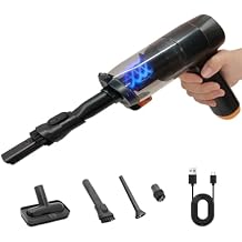 Handheld Car Vacuum Cleaner, 13000PA Hand Held Vacuum Portable Cordless, 2 Suction Modes with Crevice Tool for Car, Office Desk, Keyboards
