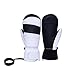 Zxpjkyu Ski Gloves 1 Pair Snow Mittens Keep Warm Snow Gloves Adults Snow Mitts for Running Outdoor Skiing Winter Sports Skating, Total Length 25.5cm