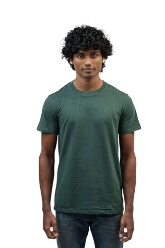 Image of Crew Neck Cotton Tshirt for Men Stylish and Comfortable Men Tshirt Breathable Solid t-Shirts Casual Formal Gym Fashion Essentials Versatile Full Sleeve Polo Trendy wardrobes Outfits