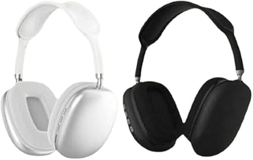 سماعة بلوتوث لاسلكية بي 9، تدعم صوت ستيريو نقي وبطاقة ذاكرة (احمر-ازرق) (اسود)