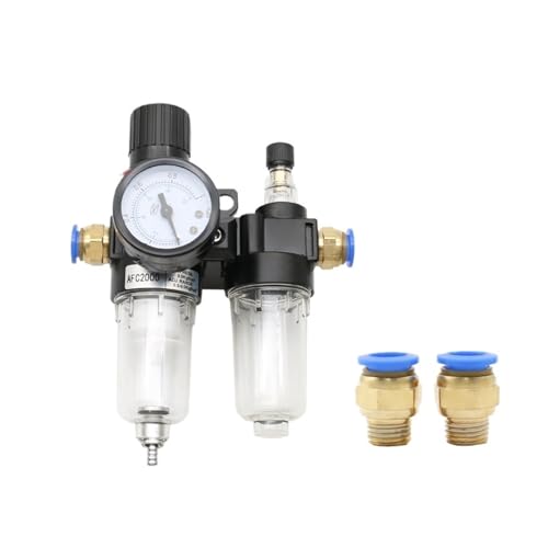 Régulateur de pression G1/4 AFC2000 avec filtre séparateur huile-eau et raccord PC 4mm