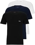 BOSS Mens 3-Pack Crew Neck Cotton Jersey T-Shirts