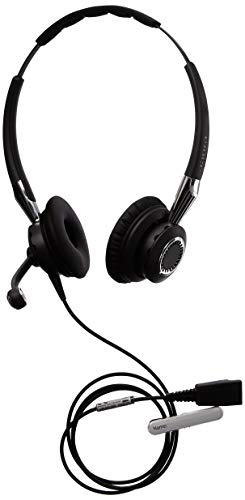 Jabra 2400 II QD Duo NC Wideband Wired Headset - Black (Renewed)