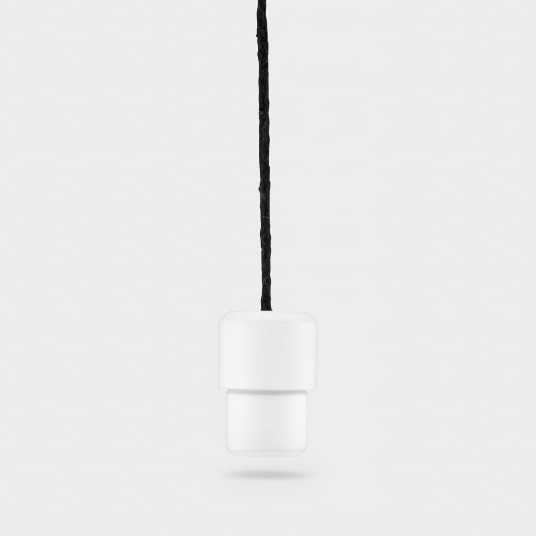 Pushka Home Ltd White Solid Brass Light Pull Cord Connector | For Bathroom, Bedroom Or Kitchen | Blind Pull Cord (White)