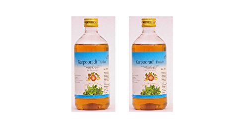 AVP Karpooradi Thailam Huile de Massage Camphrée 2x200ml