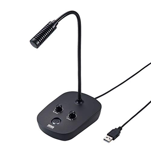 Amazon.co.jp: サンワサプライ USBスピーカーフォン スタンドマイク型
