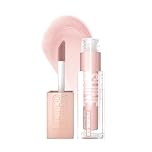 Maybelline Lifter Gloss, Hydrating Lip Gloss with Hyaluronic Acid, 002 Ice (Light Pink), Creates Fuller-Looking, Shiny, Moisturised and Plumped Lips. Non-sticky