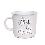 Sweet Water Decor Dog Mom Coffee Mug | Cute 16oz Ceramic Campfire Style Coffee Cup Microwave &...