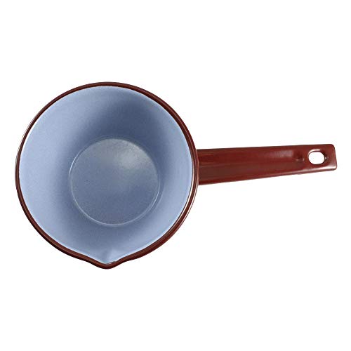 Wurko 190712 - Saucepan, 12 cm, Enamel Brown 14 cm - Image 2