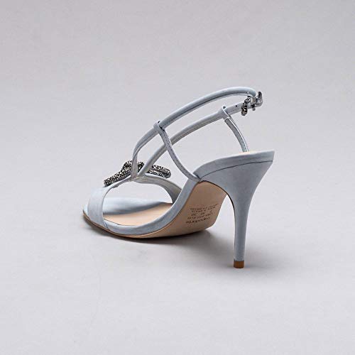 Sandália Nobuck Azul Quartzo 39