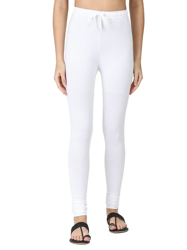 Image of Robinbosky Cotton Churidhar Leggings for Women - Stylish, Stretchable & Flattering Fit for All-Day Comfort