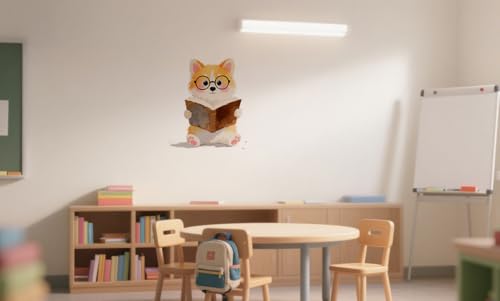 Vinilo decorativo infantil diseño animal 11.8x11.8 pulg miniatura 5