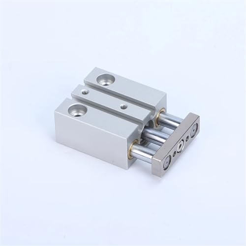 Mini cilindro de tres ejes TCM10X25S con varilla de guía integrada 7