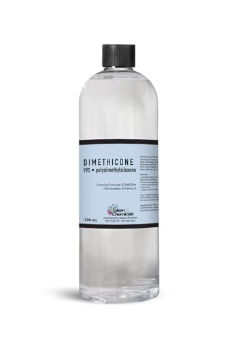 Dimethicone Oil by Talsen Chemicals DIY Dimethicone Cosmetic Grade Liquid Silicone Oil for Head Lice Treatment Gun Oil (500 mL / 16.9 Ounce)