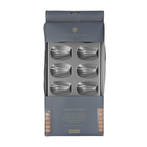 MasterClass Madeleine-Blech mit PTFE-, PFOA- und BPA-freier Antihaftbeschichtung, robuster 1 mm dicker Karbonstahl, 12-Loch-Kuchenform… – Ansicht 5