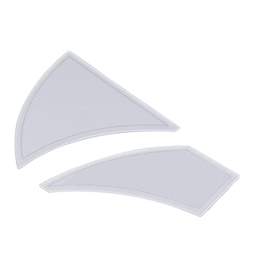 Acrylic Sewing Ruler Twisted Pinwheel Template 2PCS Professional Designers Tailors 12 Inch 14 Inch