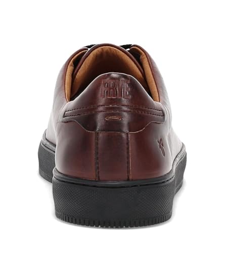 Frye Astor Low Lace Sneakers for Men Crafted from Leather with Artisanal Hand-Tacking Details, Cushioned Poron Footbeds, Padded Collar and Tongue, and Waxed Cotton Laces3