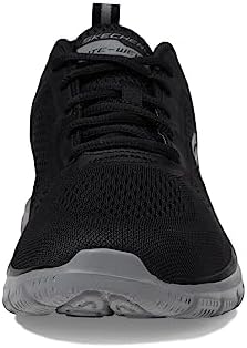 Skechers Men's Track Broader Oxford, GrayBlack, 8.5 Wide | Image 5