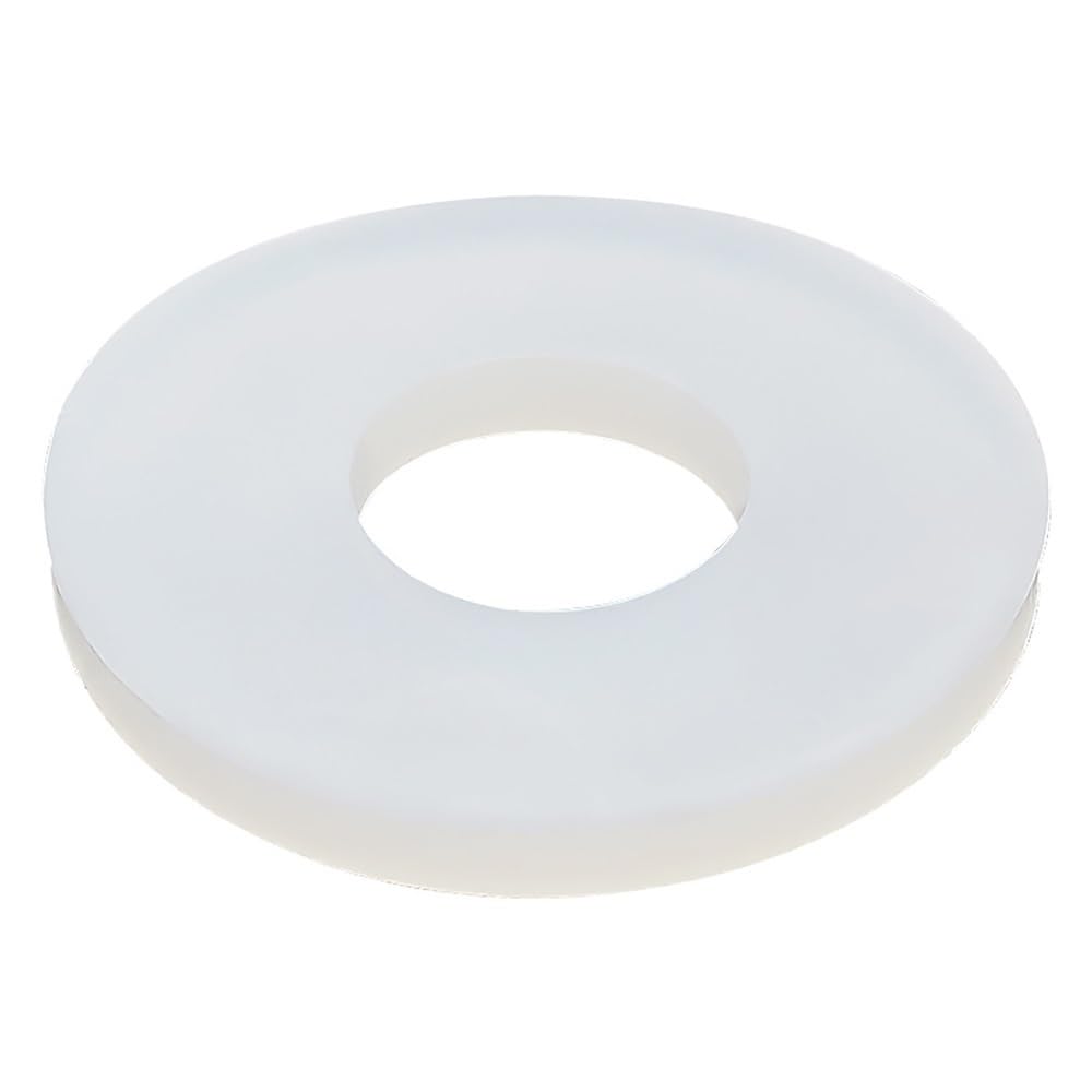 PXAMORTEL Silicone Rubber Flat Washer,Silicone Gasket, Screw Silicone Flat Washers, Sealing Gasket, White Sealing Washers(20x44x5mm)