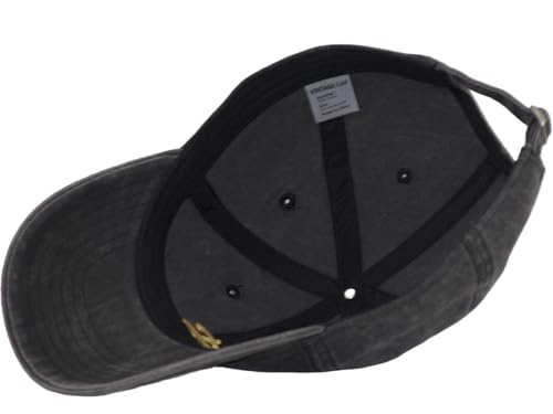 Image of TSSGBL Vintage Cotton Washed Baseball Cap S to XXL Unstructured Low Profile Adjustable Distressed Dad Hat for Men Women