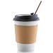 Cuperfect 50 Sets Paper Coffee Cups with Lids 12 Oz, Includes Sleeves & Stirrers, Disposable Coffee Cups with Lids Bundle, Hot & Cold Drinks by Cuperfect