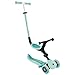 Globber GO UP Active Luces, Patinete evolutivo de 3 Ruedas con Luces para niños de 15 Meses a 9 años, Verde Menta