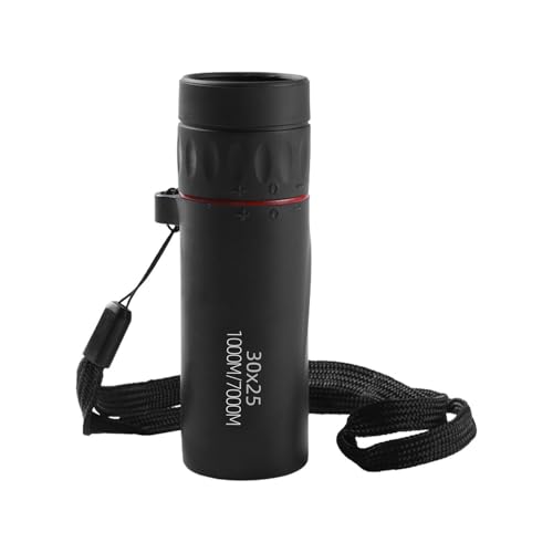 Monoscopio monocular – Telescopio compacto de alta definición para camping al aire libre para observación de aves, observación de vida silvestre, senderismo, viajes, gas estrellado, operación con una