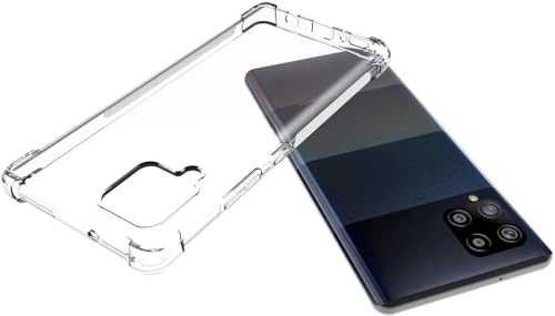 Image of BOXXO Flexible Back Cover for Samsung Galaxy A42 5G | Back Cover Transparent Clear Shockproof Case Four Corner Protection | Slim Protective Mobile Phone Cover for Samsung Galaxy A42 5G