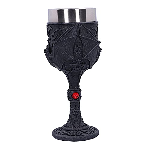 Nemesis Now Dark Fang Goblet Black Removable Stainless Steel Insert 18.5cm - Image 5