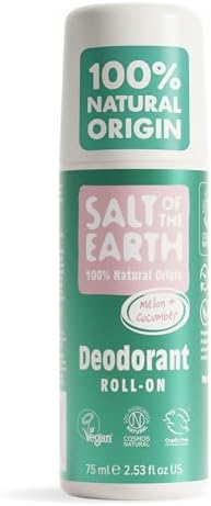 Health Emporium Avogel Salt Of The Earth Pure Aura Natural Roll On Deodorant - Melon & Cucumber 75ml